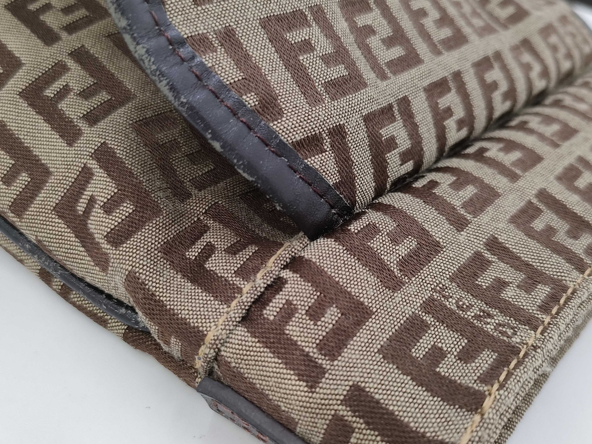 FENDI Zucchino Pattern Shoulder Bag