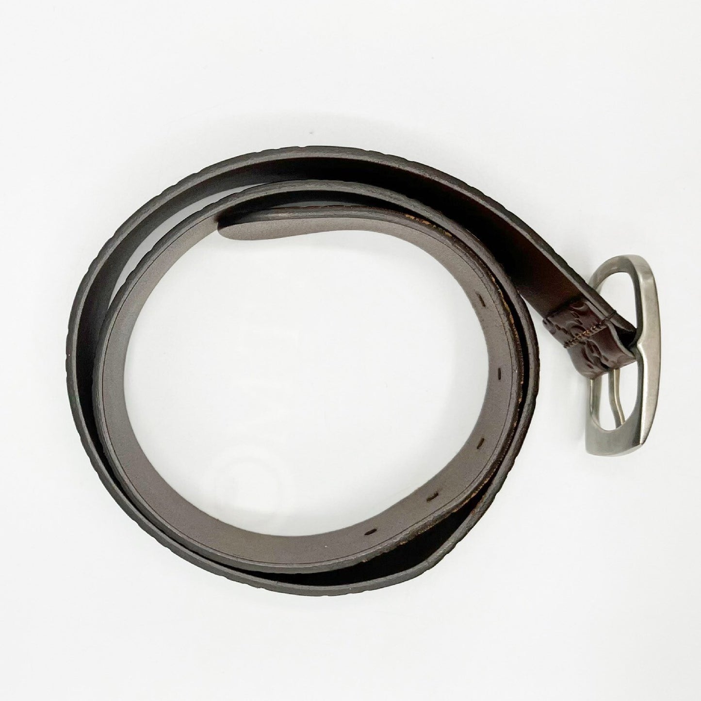 GUCCI Guccissima Leather Belt Brown Belt