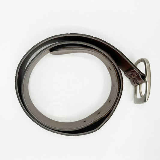 GUCCI Guccissima Leather Belt Brown Belt