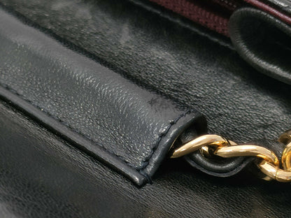 CHANEL Matelasse Push Lock Shoulder Bag with Card Seal