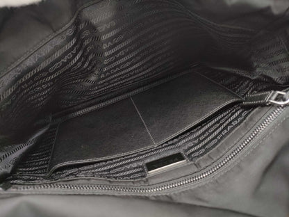 PRADA Prada Nylon and Leather Shoulder Messenger Bag