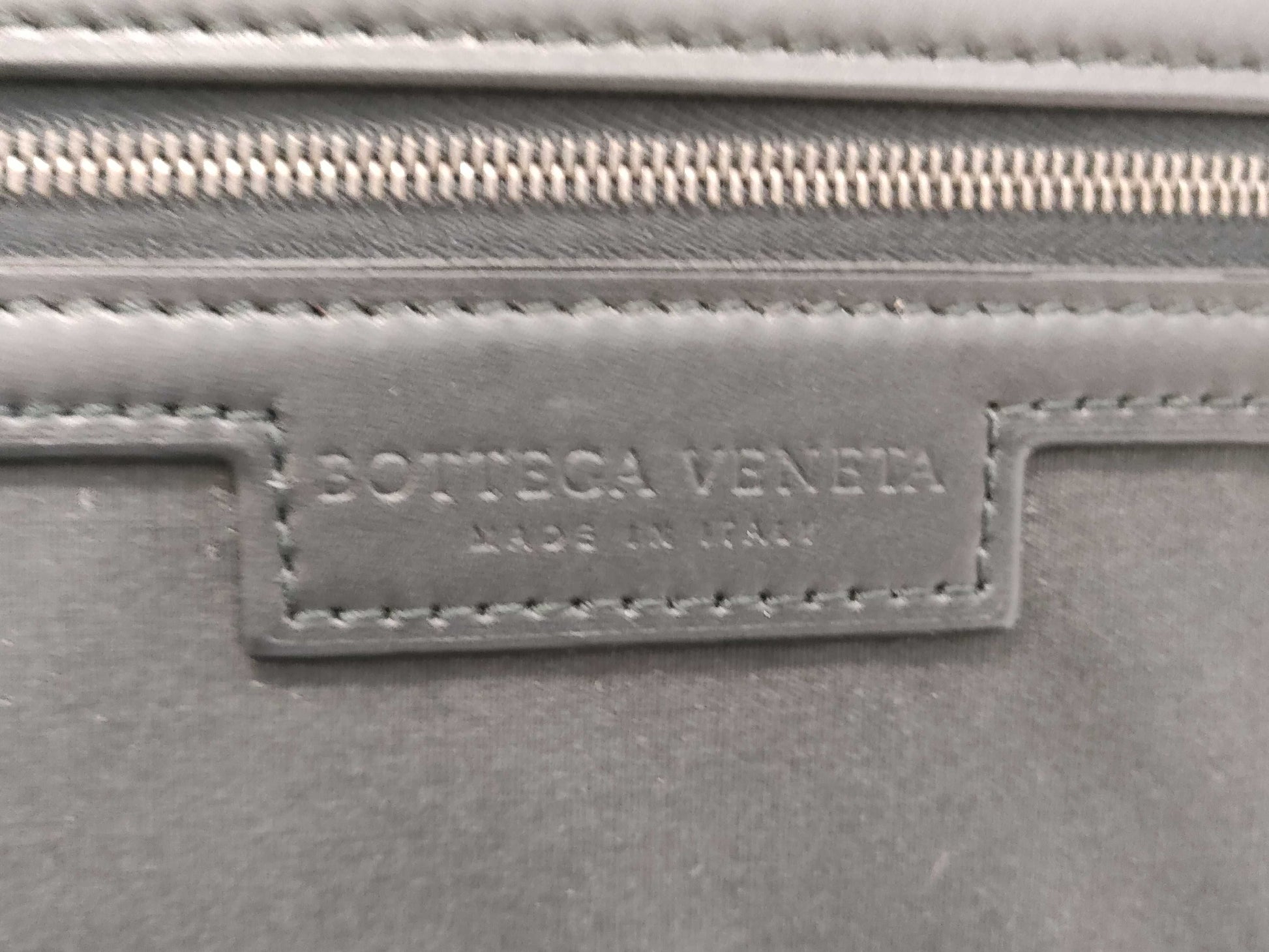 BOTTEGA VENETA Crocodile x Leather Carry Case Carry Bag