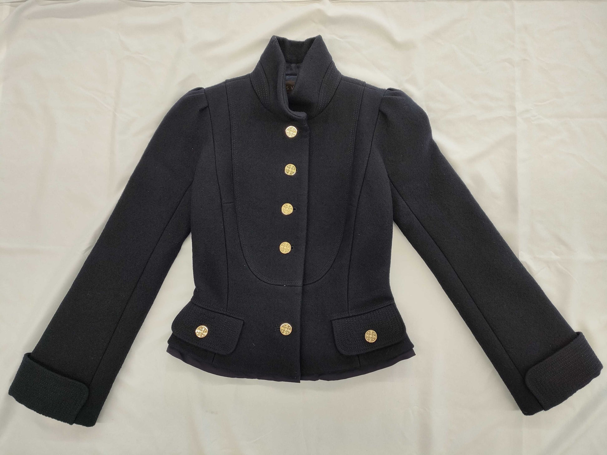 LOUIS VUITTON Wool Jacket, Black, RW062A WJJA16WPO #34