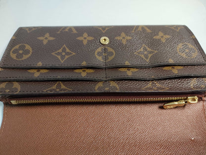 LOUIS VUITTON M60531 Monogram Portefeuille Sarah Monogram RFID Wallet