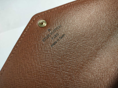 LOUIS VUITTON M60531 Monogram Portefeuille Sarah Monogram RFID Wallet