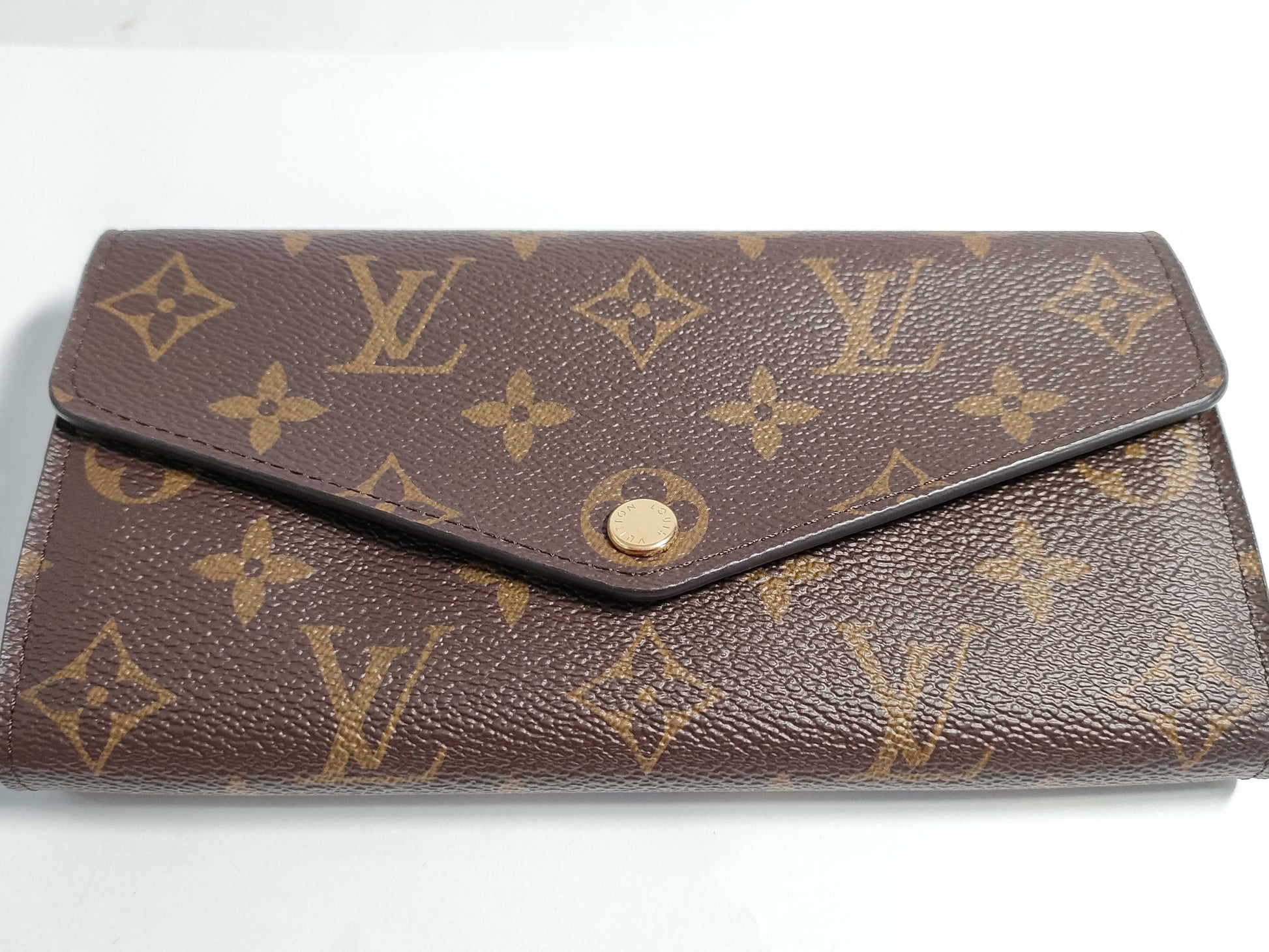 LOUIS VUITTON M60531 Monogram Portefeuille Sarah Monogram RFID Wallet