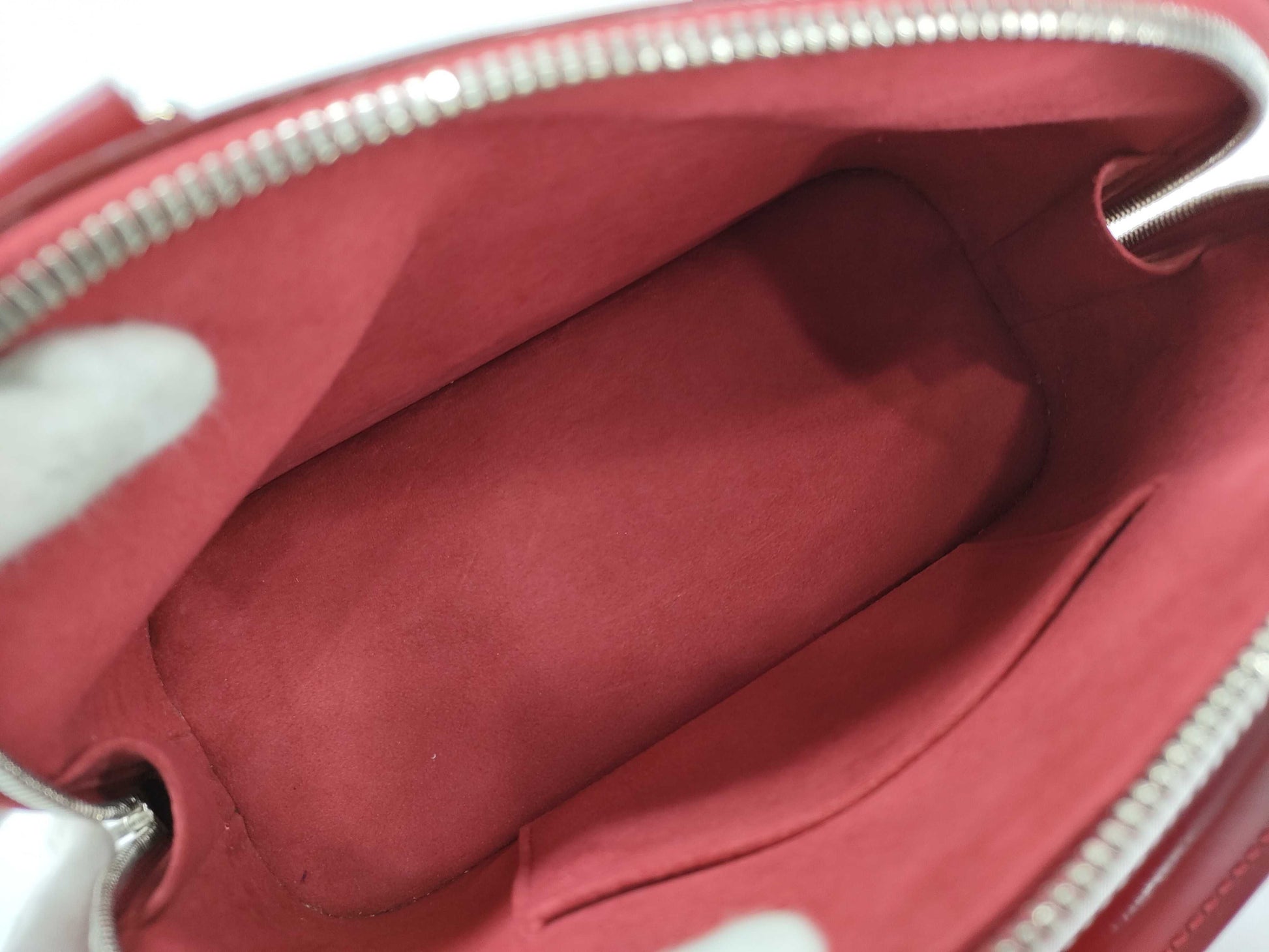 LOUIS VUITTON M40850 Epi Alma BB Epi Carmine M40850 Handbag