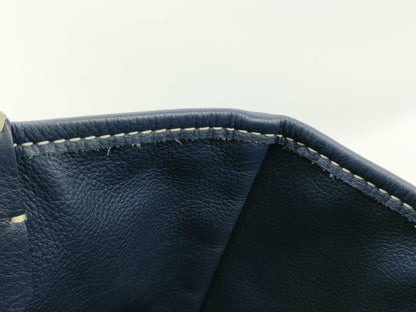 GOYARD Ange Mini Herringbone Navy Tote Bag