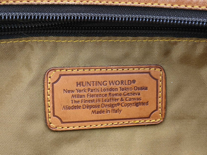 HUNTING WORLD Hunting World Nylon Shoulder Bag Khaki Shoulder Bag