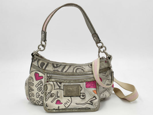 COACH Cotton 2-Way Shoulder Bag 14549 Shoulder Bag