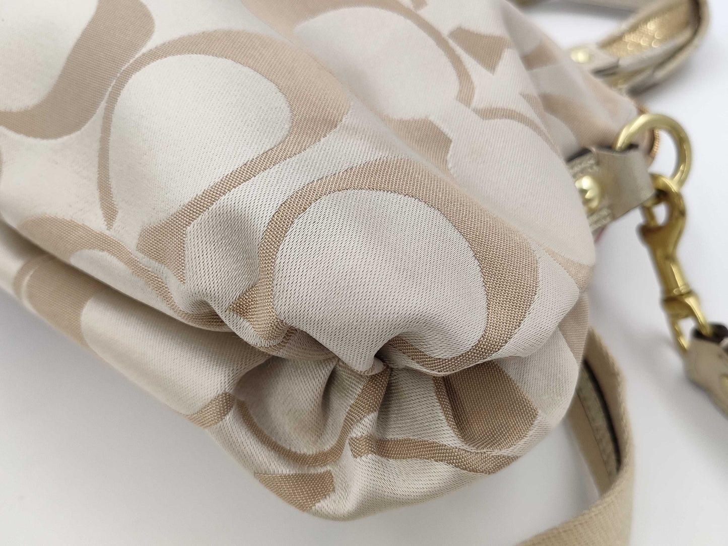 COACH Cotton 2-Way Handbag F22323 Handbag