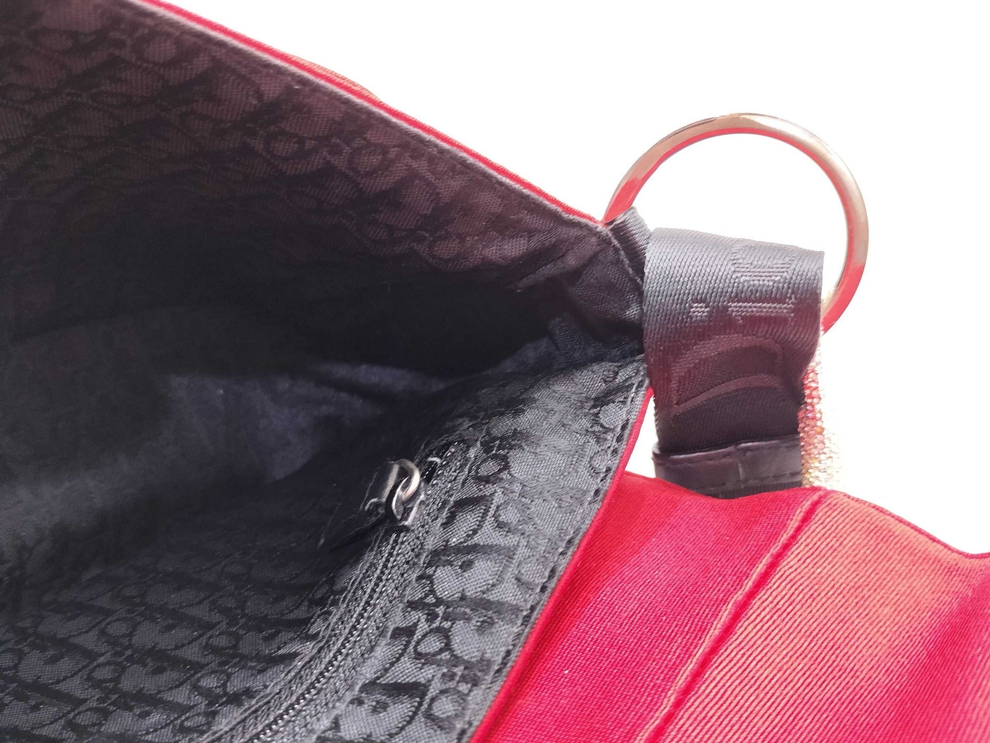 Dior handbag red handbag