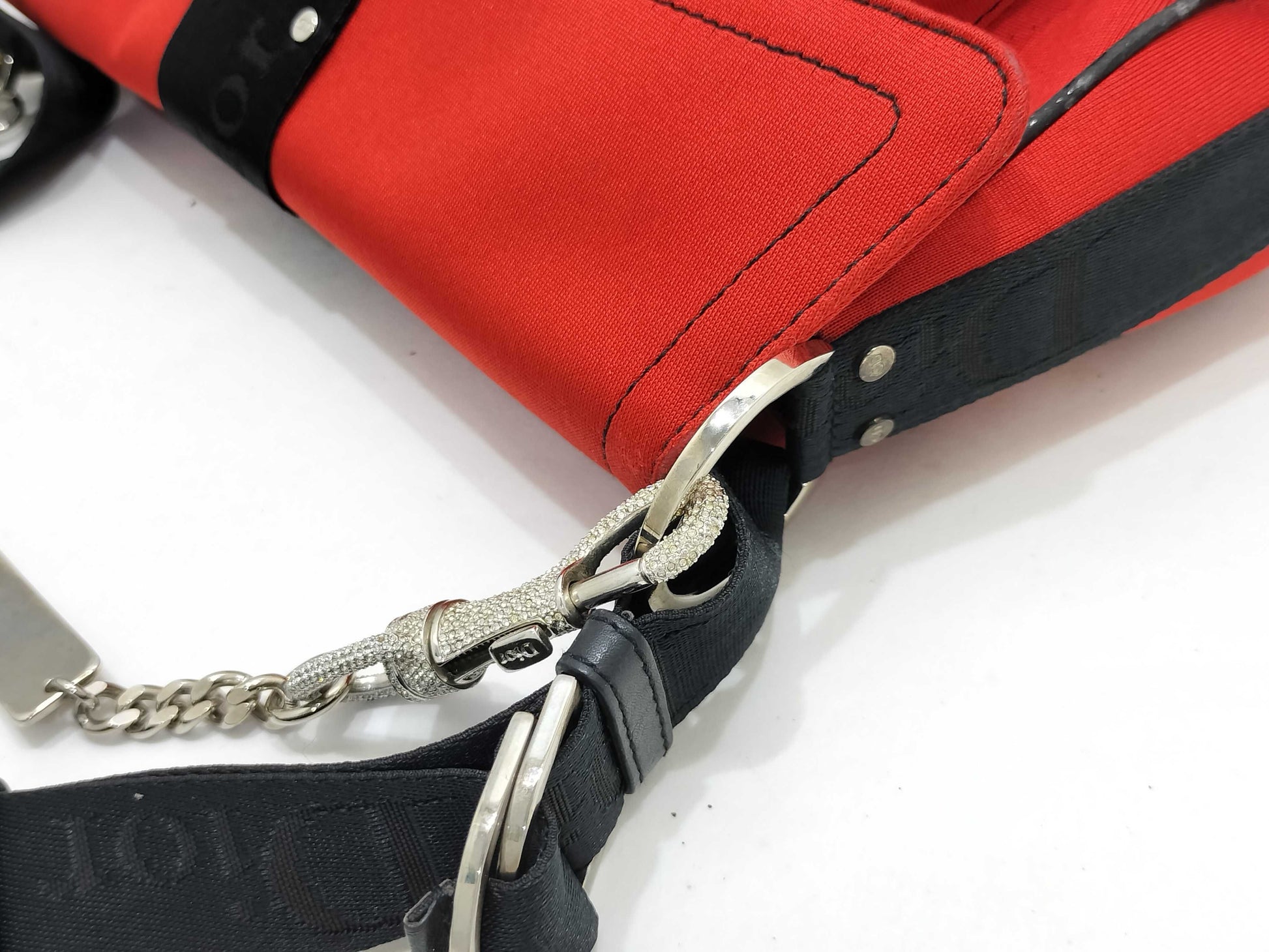 Dior handbag red handbag