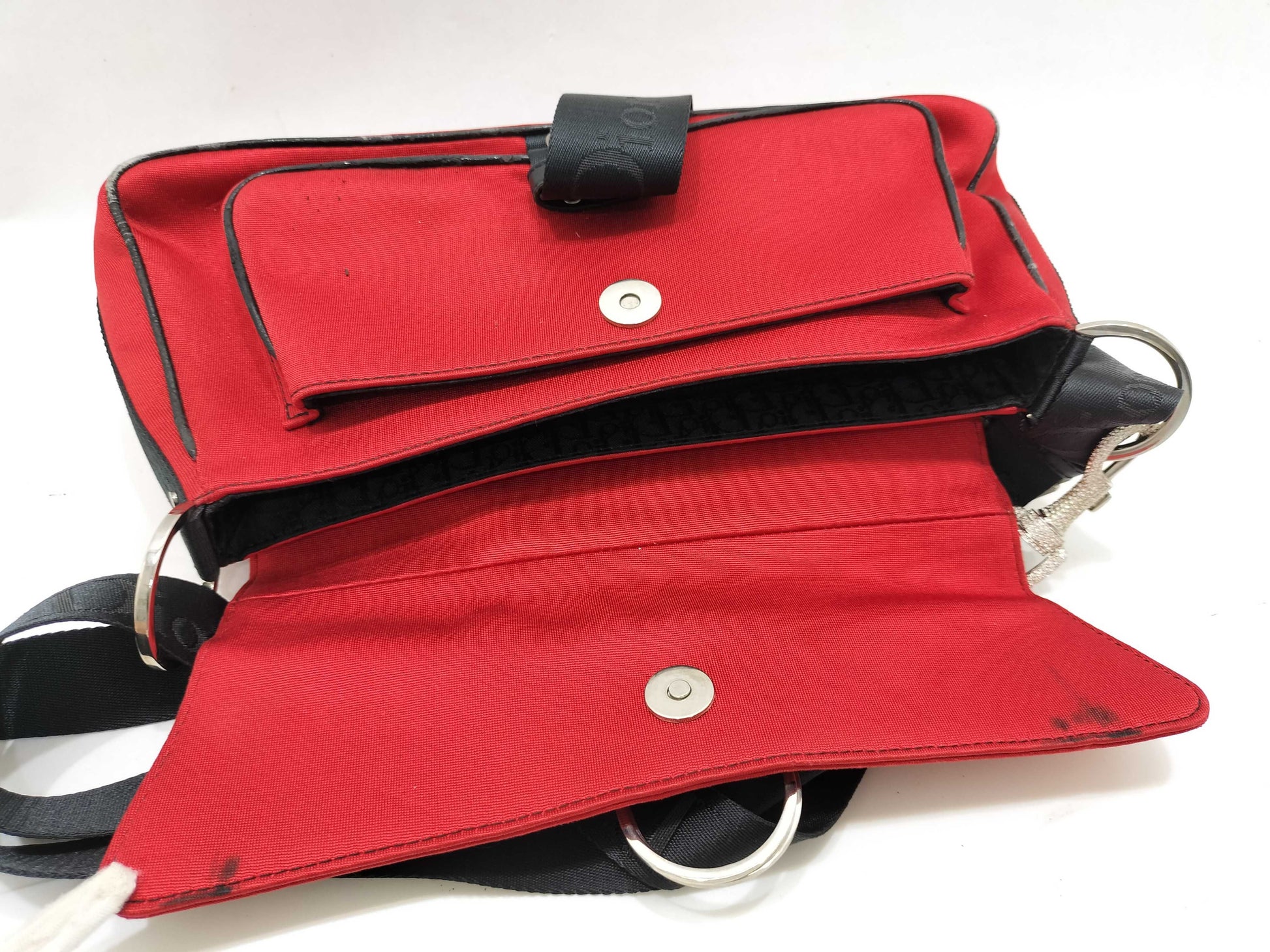 Dior handbag red handbag