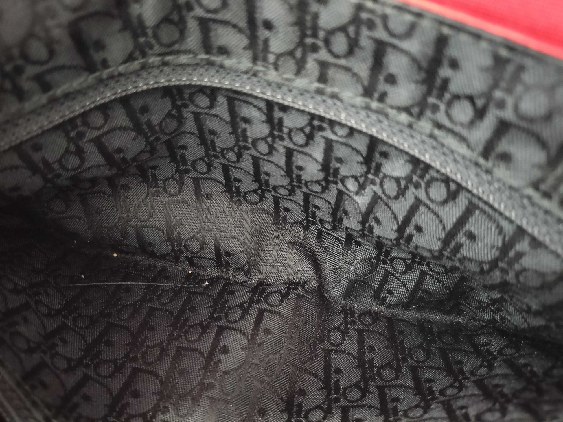 Dior handbag red handbag