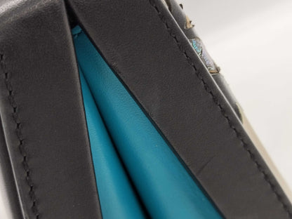 LOEWE Leather Postal Small Blue/Black Shoulder Bag