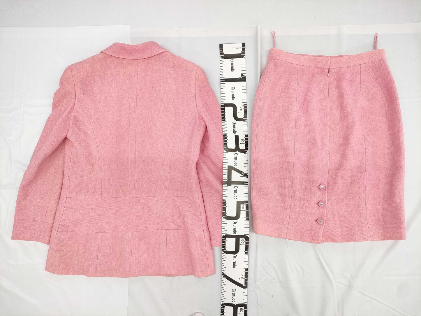 CHANEL Pink Jacket & Skirt Set, Size 38 Other Apparel
