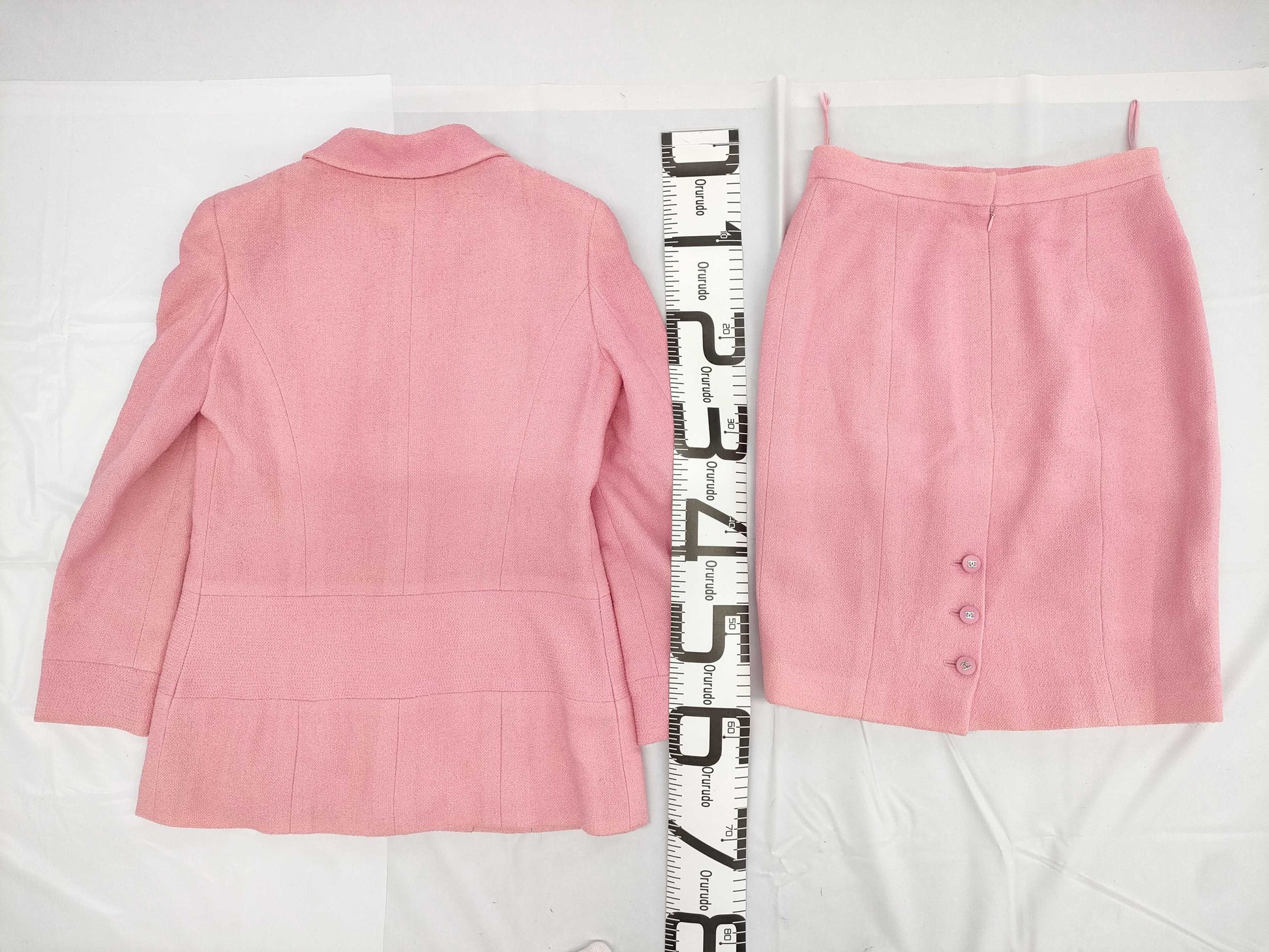 CHANEL Pink Jacket & Skirt Set, Size 38 Other Apparel