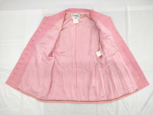 CHANEL Pink Jacket & Skirt Set, Size 38 Other Apparel