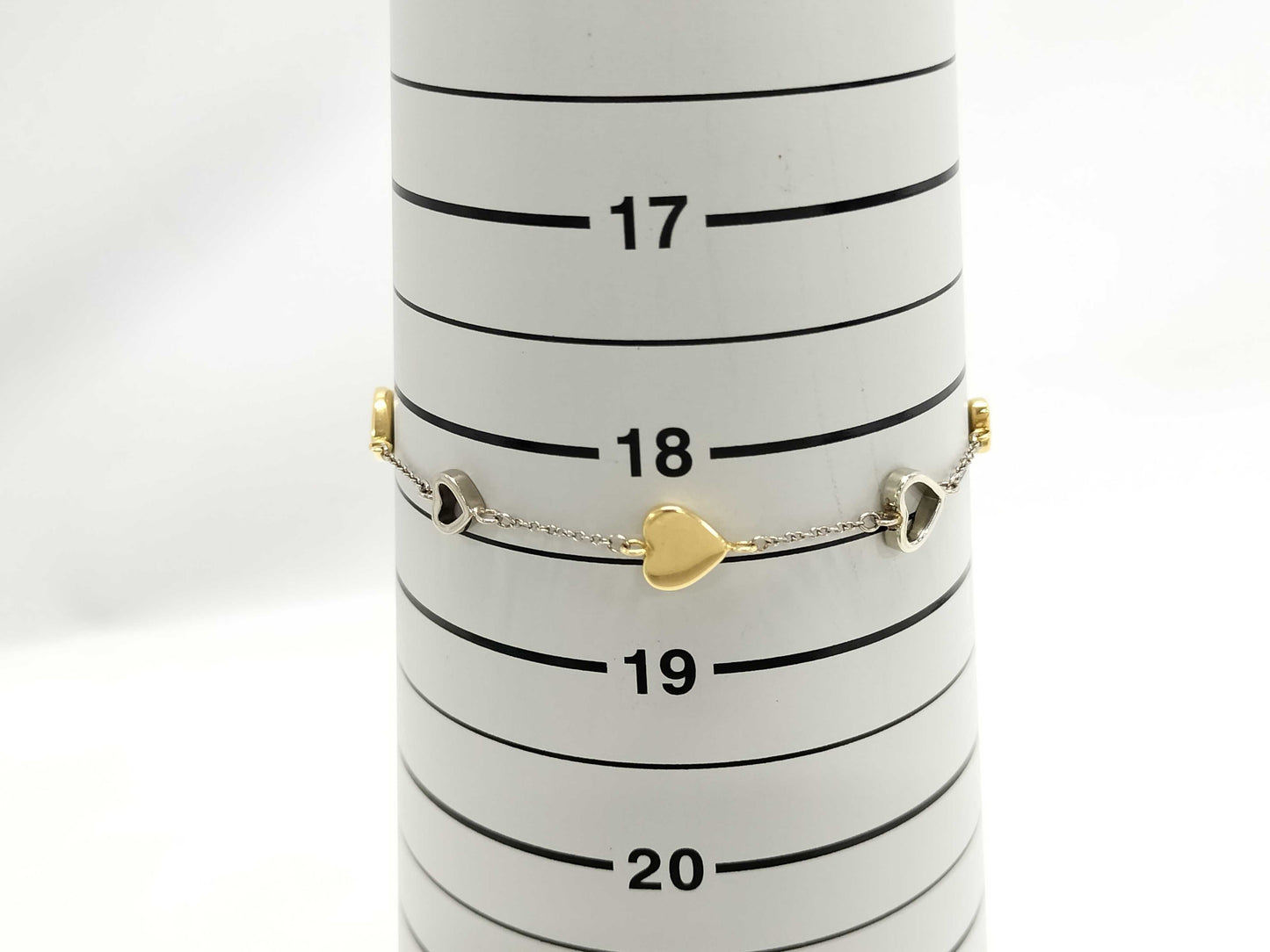 Tiffany & Co. Heart Bracelet/Bangle in Yellow Gold/White Gold 750 