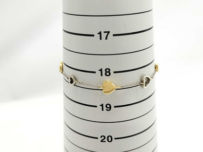 Tiffany & Co. Heart Bracelet/Bangle in Yellow Gold/White Gold 750 