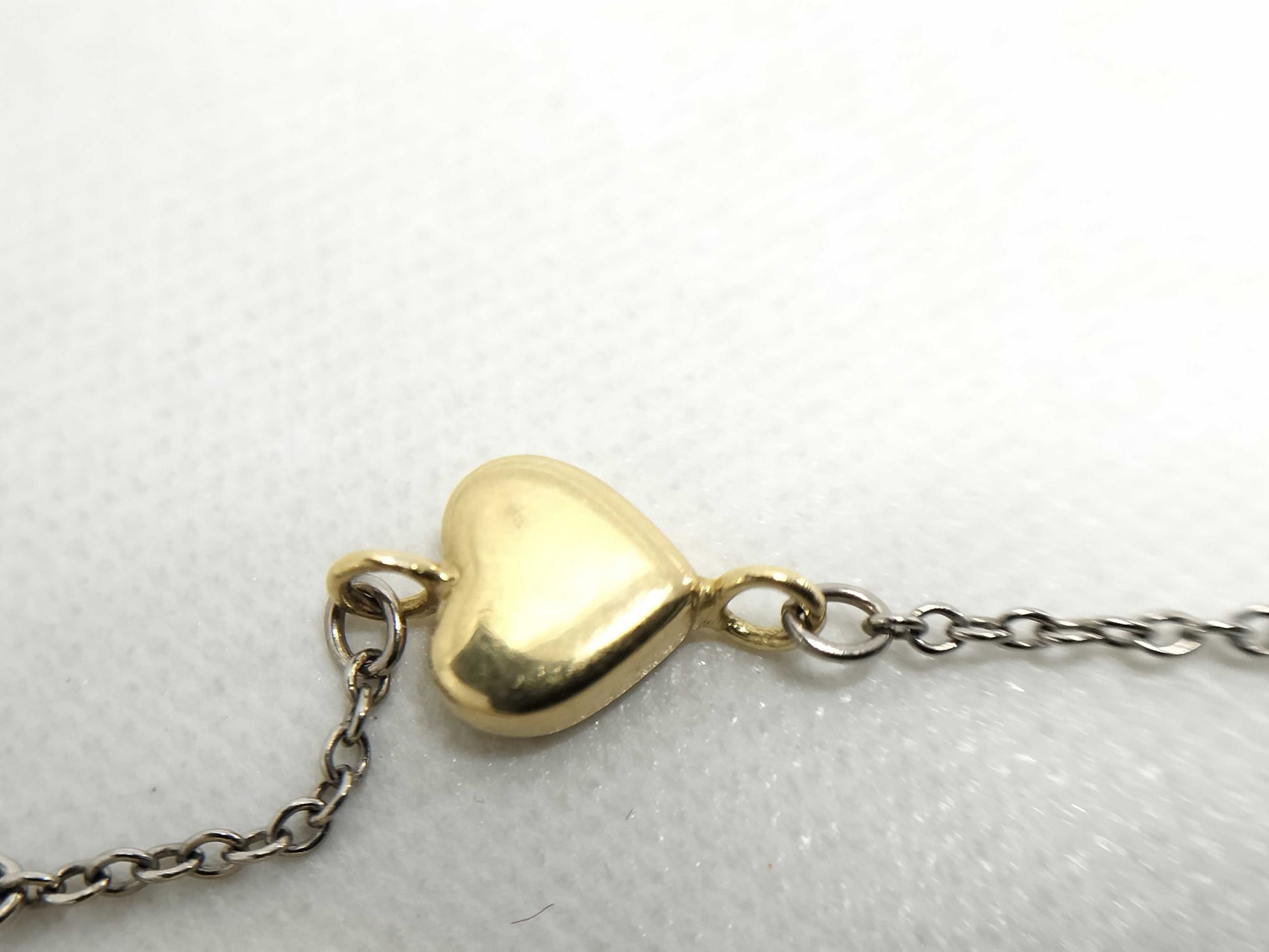 Tiffany & Co. Heart Bracelet/Bangle in Yellow Gold/White Gold 750 
