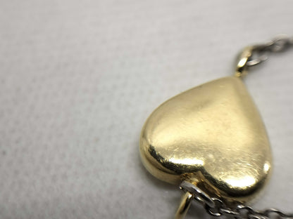 Tiffany & Co. Heart Bracelet/Bangle in Yellow Gold/White Gold 750 