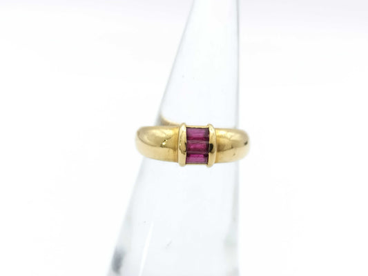 Tiffany & Co. Stacking Band, Ruby, Yellow Gold 750, 4.6g, Ring 