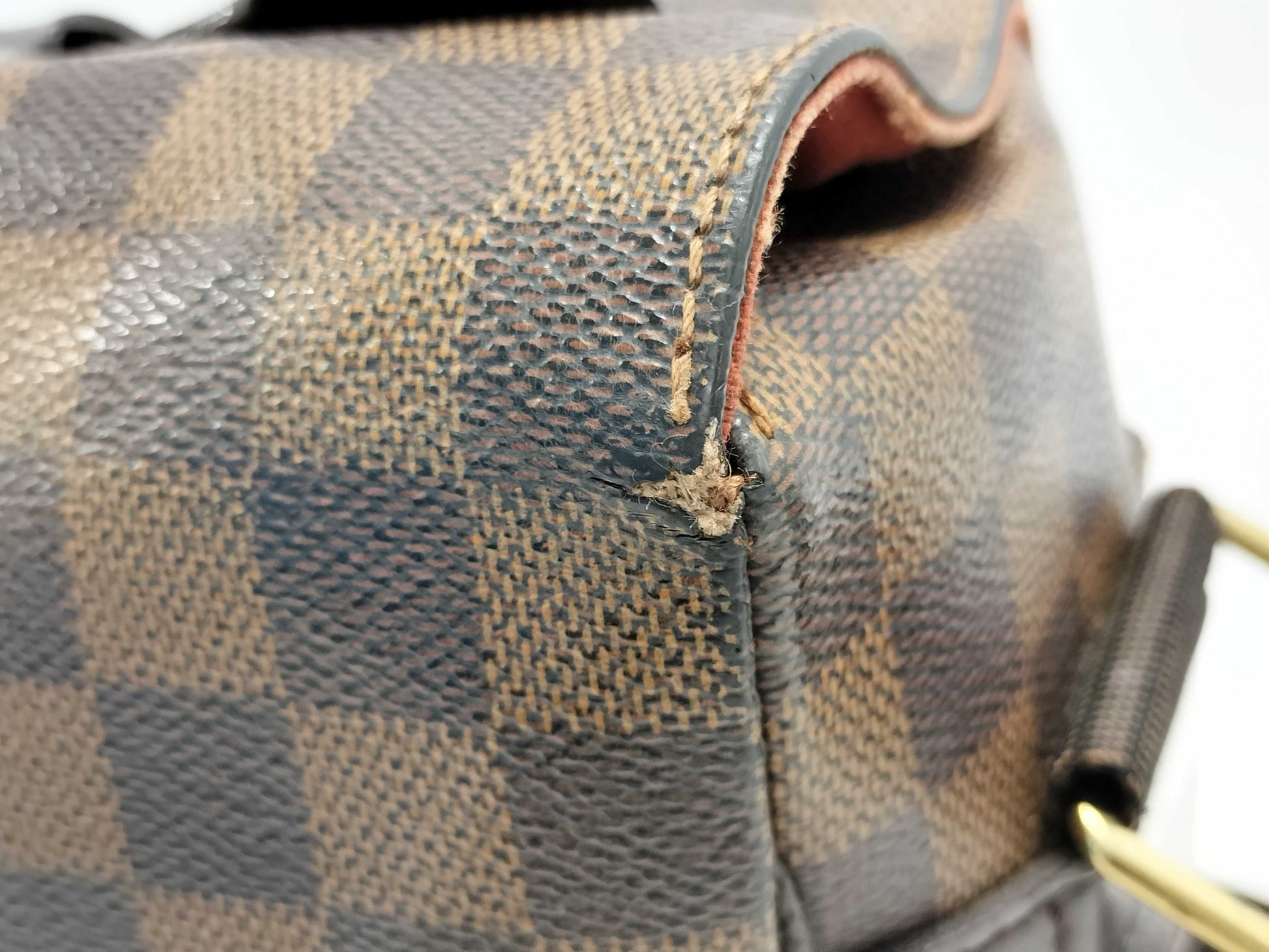 LOUIS VUITTON Damier Ebene Broadway Shoulder Bag N42270/TH0012