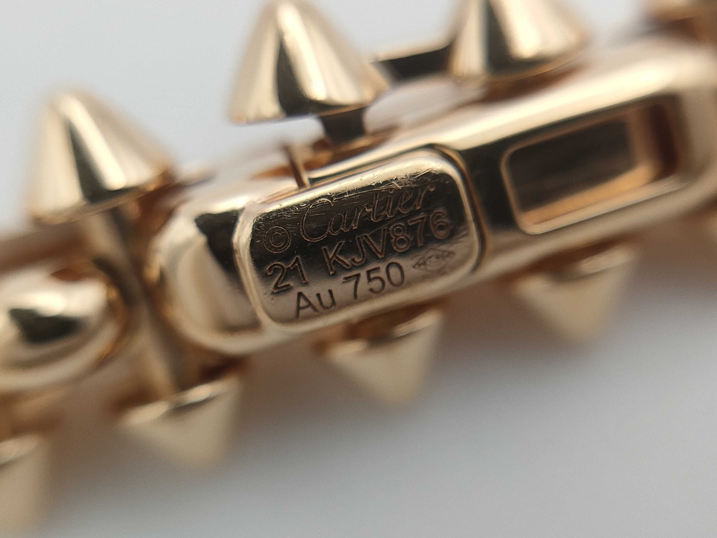 Cartier Crash de Cartier #21 PG AU750 38.7g Bracelet/Bangle 