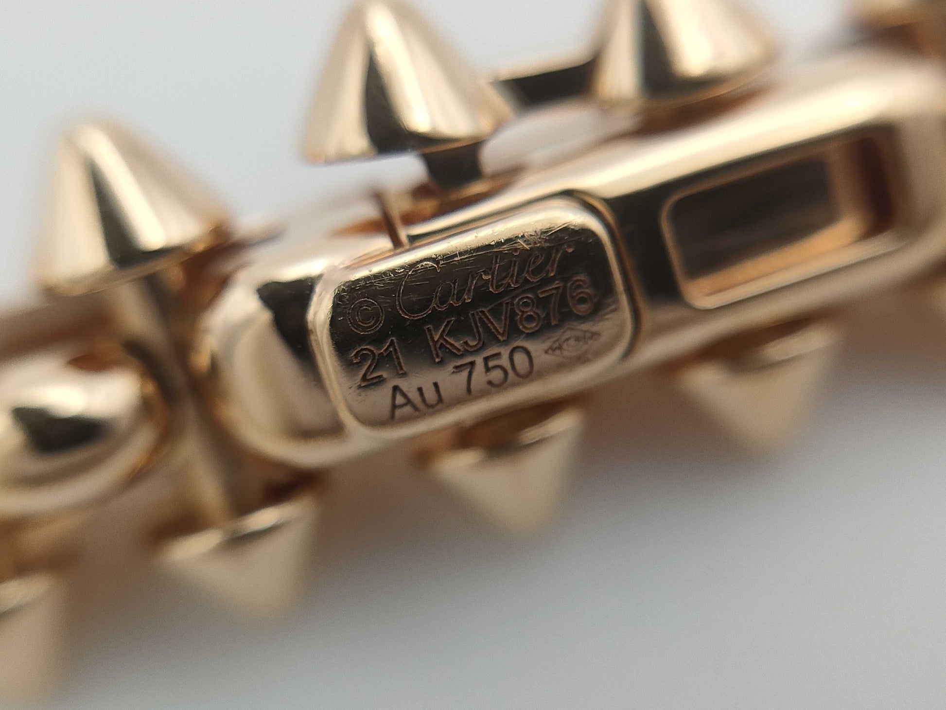 Cartier Crash de Cartier #21 PG AU750 38.7g Bracelet/Bangle 