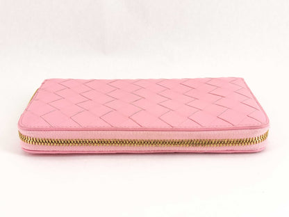 BOTTEGA VENETA Intrecciato Bottega Intrecciato Round Zip Wallet Accessories: Box, Dust Bag, Wallet