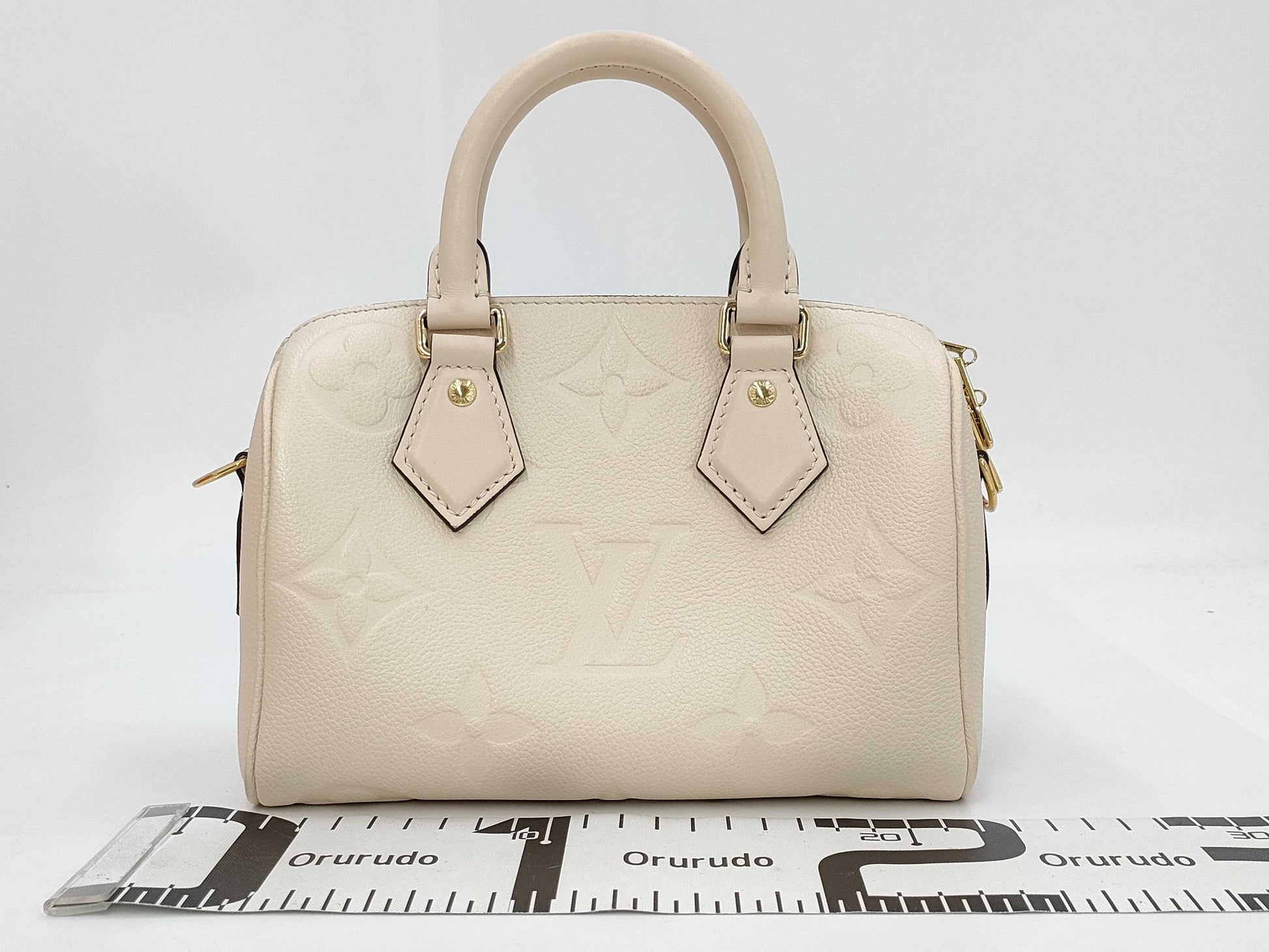 LOUIS VUITTON Empreinte Speedy Bandouliere 20 M58954 RFID Handbag Accessories: Strap, Key, Box