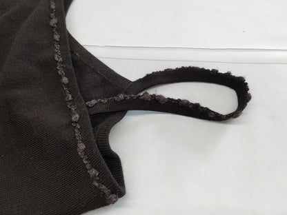 Dior Christian Dior Camisole Knit Black Size 38 Tops