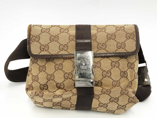 GUCCI Gucci Body Bag GG Canvas Waist Bag