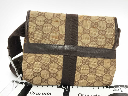 GUCCI Gucci Body Bag GG Canvas Waist Bag