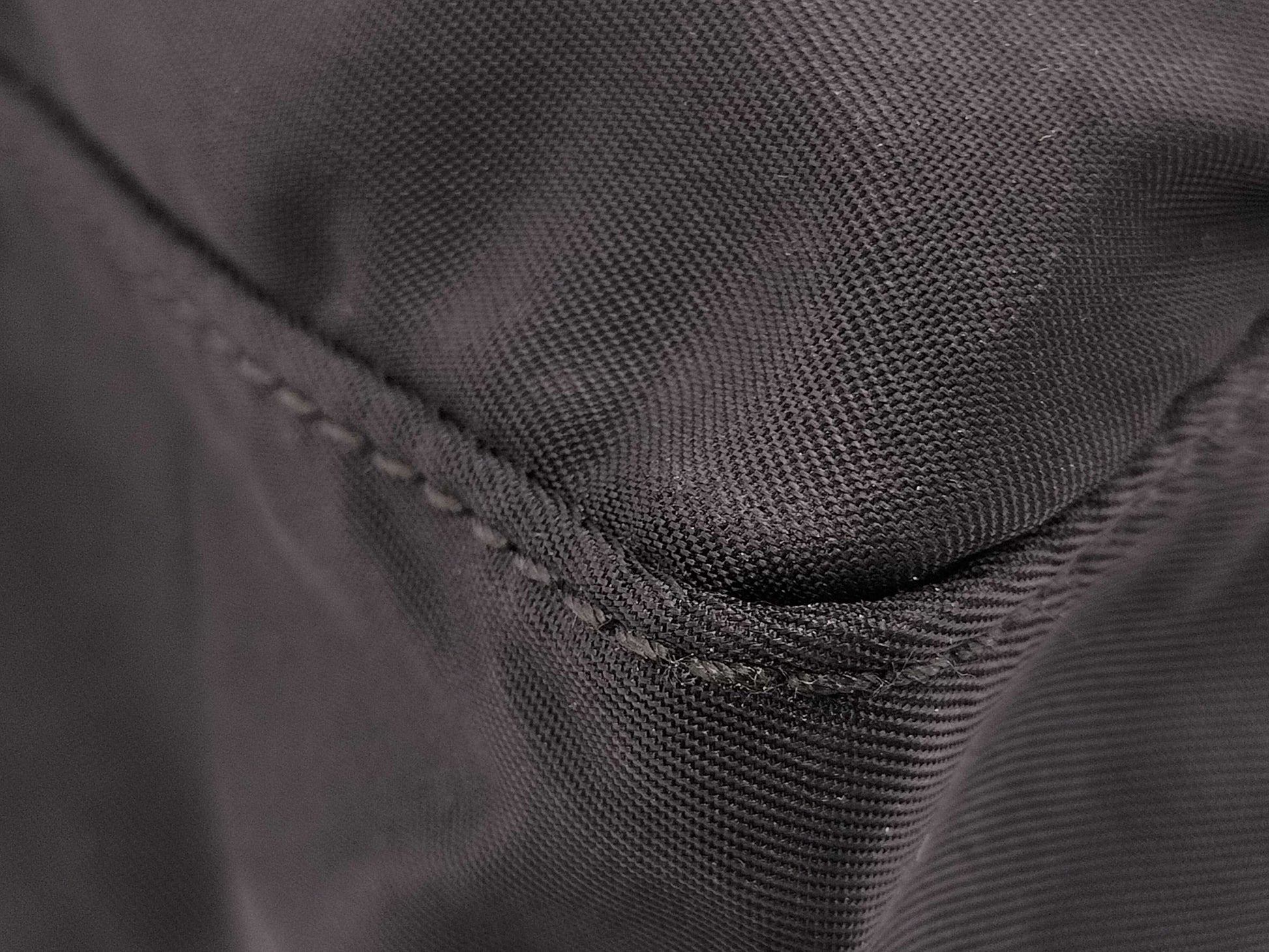 PRADA Prada Triangle Logo Black Shoulder Bag