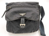 PRADA Prada Triangle Logo Black Shoulder Bag