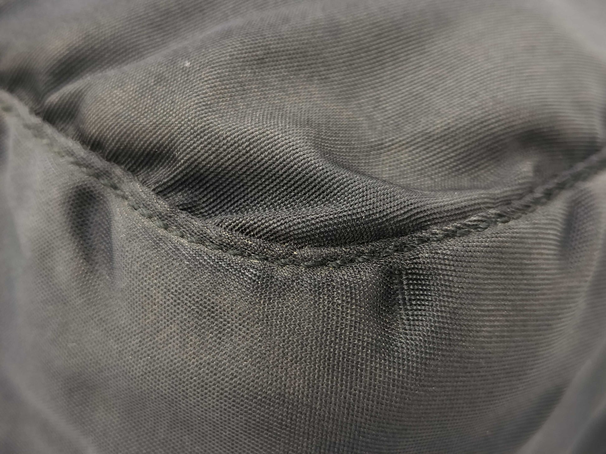 PRADA Prada Triangle Logo Black Shoulder Bag