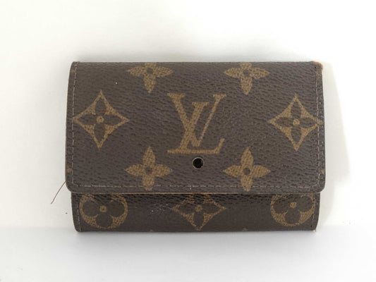 LOUIS VUITTON M62630 Monogram Louis Vuitton Monogram Multicle 6 M62630/MS0127 Key Case/Key Holder with Missing Button