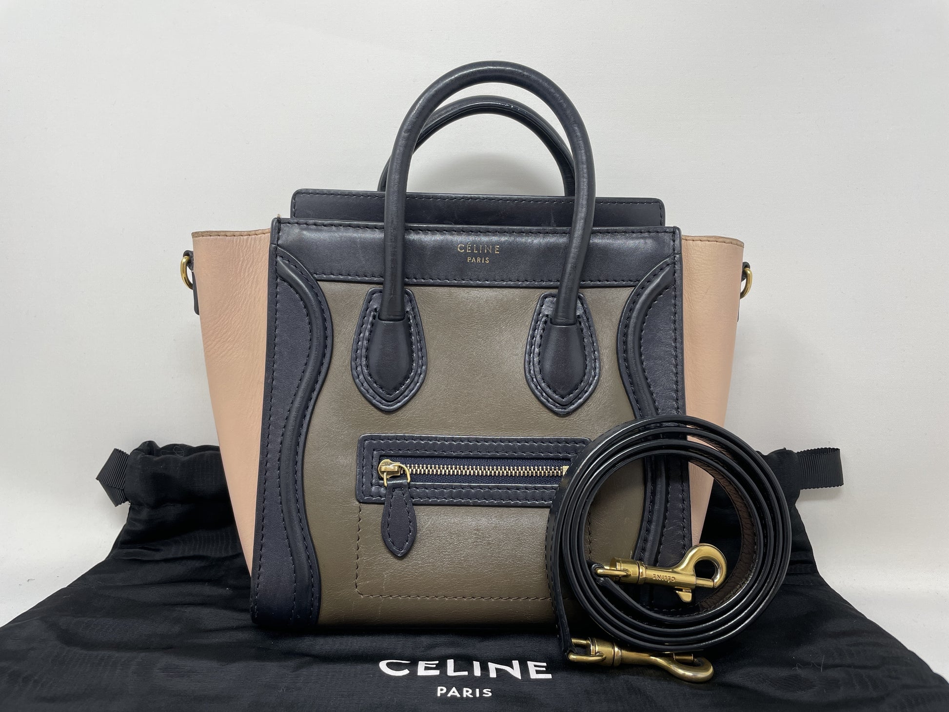 CELINE Nano Shopper Handbag 2-Way Handbag