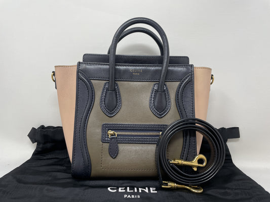 CELINE Nano Shopper Handbag 2-Way Handbag