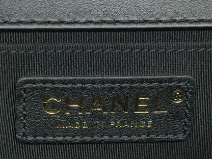 CHANEL Lambskin Boy Handle Shoulder Bag