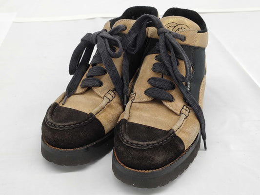 CHANEL suede high-top sneakers, size 35