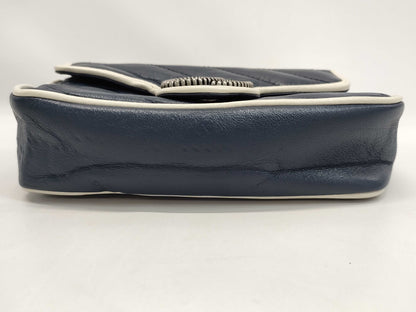 GUCCI GG Marmont Mini Shoulder Bag, Navy