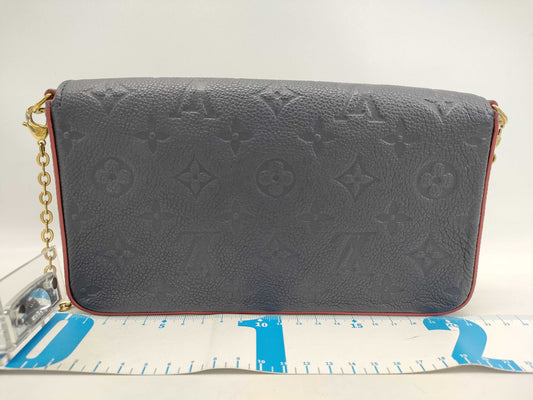 LOUIS VUITTON LV Empreinte Pochette Felicie Shoulder Bag Marine Rouge Shoulder Bag