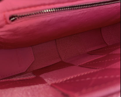 BOTTEGA VENETA Maxi Intrecciato Cassette Canvas Shoulder Bag, Pink