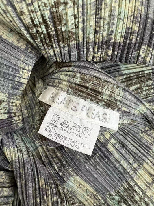 ISSEY MIYAKE PLEATS PLEASE Natural Marble Texture Size 3 Top