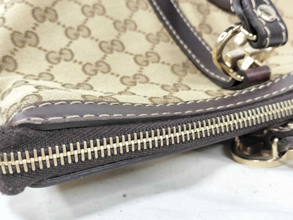 GUCCI GG Canvas GUCCI Heart GG Canvas Handbag Tote Bag