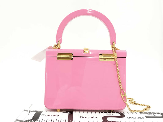 GUCCI Sylvie Shoulder Bag/Handbag Pink